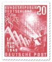 Stamp: Erster Deutscher Bundestag (20)