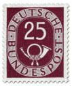 Stamp: Posthorn 25 Pfennige