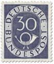 Stamp: Posthorn 30 Pfennige