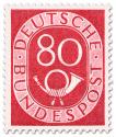 Stamp: Posthorn 80 Pfennige