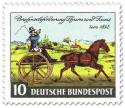 Stamp: Kutsche zur Briefpost-Beförderung (Thurn und Taxis)