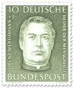 Stamp: Lorenz Werthmann (Präsident der Caritas)