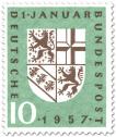 Stamp: Wappen des Saarlandes (Eingliederung)