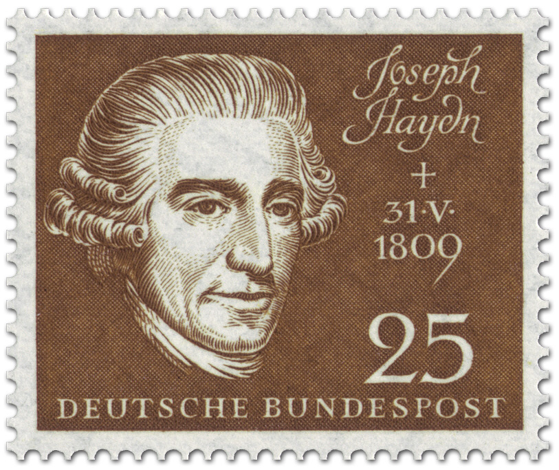 Briefmarke: <b>Joseph Haydn</b> (Komponist) - joseph-haydn-komponist-gr
