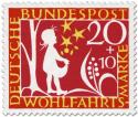 Stamp: Sterntaler: Mädchen fängt Sterne auf (Grimms Märchen)