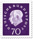 Stamp: Theodor Heuss (70)