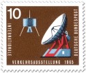 Stamp: Satellit und Satellitenantenne