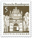 Stamp: Berliner Tor, Stettin (Pommern)