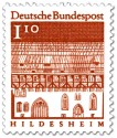 Stamp: Trinitatishospital in Hildesheim