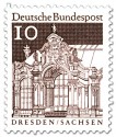 Stamp: Wallpavillon Zwinger, Dresden (Sachsen)