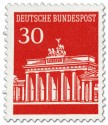 Stamp: Brandenburger Tor 30 (Rot)