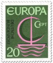 Stamp: Europamarke 1966 (Segelschiff)