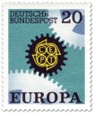 Stamp: Europamarke 1967 (Zahnräder)