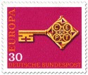 Stamp: Europamarke 1968 (Schlüssel, 30)