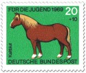 Stamp: Kaltblut Pferd