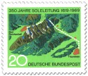 Stamp: 350 Jahre Soleleitung (Bad Reichenhall - Traunstein)