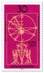 Stamp: Erde Kugel Modell Johannes Kepler
