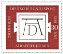 Stamp: Monogramm AD - 500. Geburtstag von Albrecht Dürer