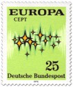 Stamp: Europamarke 1972 (Sterne)