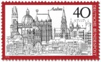 Stamp: Aachen Stadtansicht
