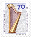 Stamp: Pedalharfe aus dem 18. Jahrhundert