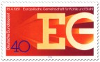 Stamp: EGKS: Gemeinschaft für Kohle und Stahl