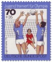 Stamp: Jugendliche beim Volleyball