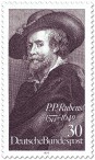 Stamp: Peter Paul Rubens Selbstportrait