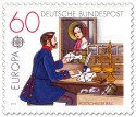 Stamp: Historischer Postschalter um 1854