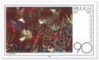 Stamp: Vogelgarten - Aquarell von Paul Klee