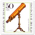 Stamp: Spiegelfernrohr um 1770