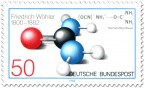 Stamp: Harnstoff Molekül (Friedrich Wöhler)