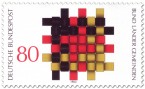 Stamp: Flechtwerk aus Schwarz Rot Gold