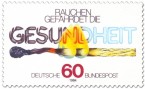 Stamp: Abbrennendes Streichholz (Anti-Raucher-Kampagne)