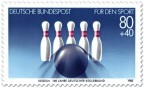 Stamp: Kegeln (Für den Sport)