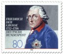 Stamp: Friedrich der Grosse (Preußenkönig)