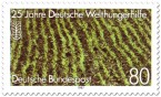 Stamp: Reisfeld - Deutsche Welthungerhilfe