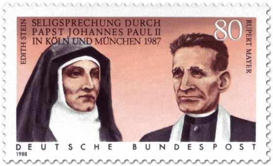 Briefmarke: Edith Stein und Rupert Mayer