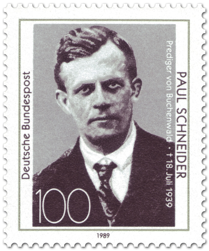 Briefmarke: "Paul Schneider (Pfarrer)"