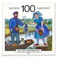 Stamp: Briefträger im Spreewald (Tag der Briefmarke)