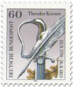 Stamp: Feder, Schwert und Eichenblatt