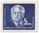Stamp: 5 DM Wilhelm Pieck (Politiker)