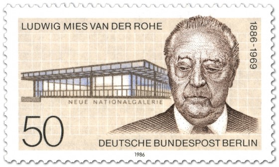 Briefmarke: Ludwig Mies van der Rohe