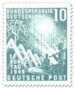 Briefmarke: Erster Deutscher Bundestag (10)