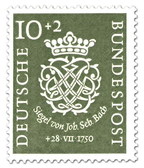 Briefmarke: 200 Todestag von Johann Sebastian Bach (10+2)