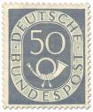 Briefmarke: Posthorn 50 Pfennige