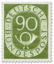 Briefmarke: Posthorn 90 Pfennige
