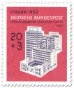 Briefmarke: Fernmeldebauten Frankfurt/Main (IFRABA)