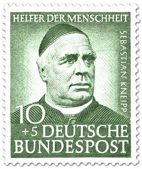 Briefmarke: Sebastian Kneipp (Theologe)