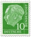 Briefmarke: Bundespräsident Theodor Heuss 10